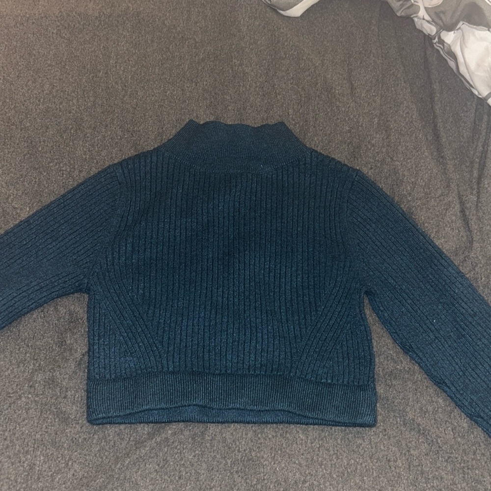 Target: cropped turtleneck shirt (with thumb holes)